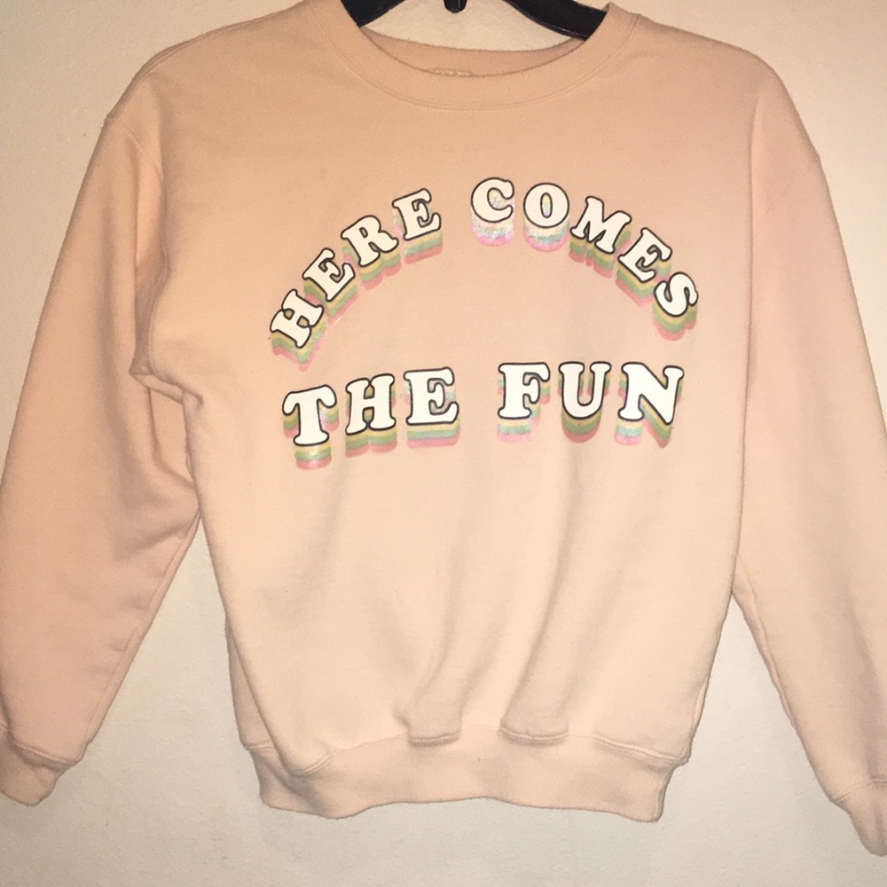 Pink hoodie